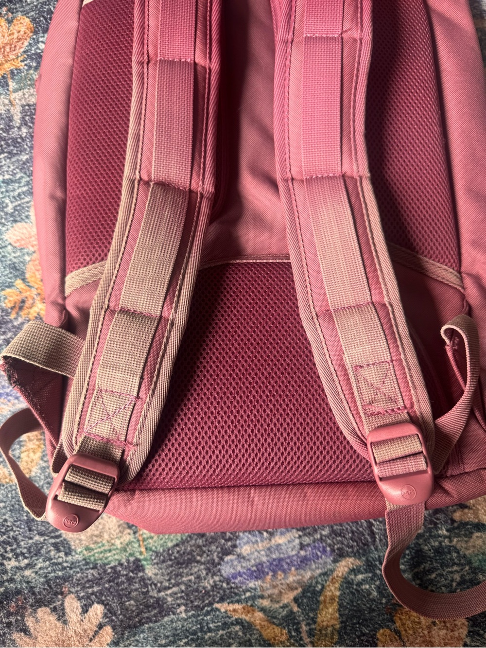 Herschel Supply Company Backpack in Dusty Rose with Navy Straps - Picture 8 of 11